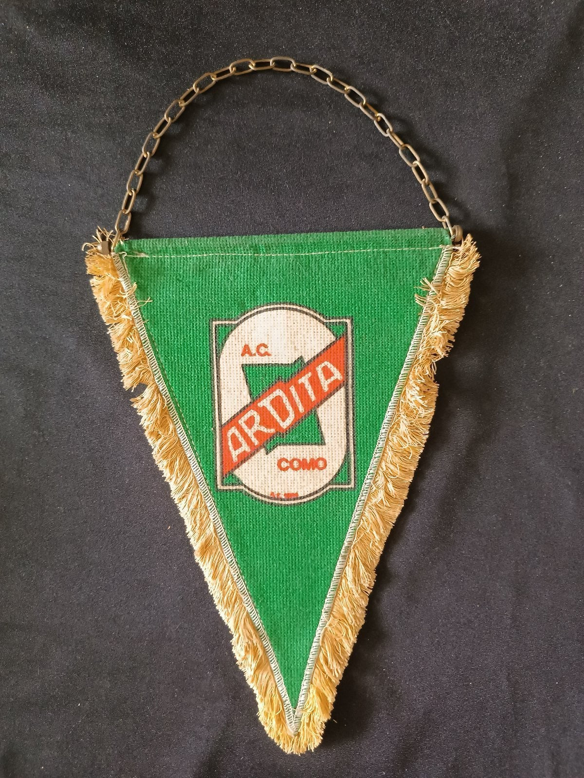 Gagliardetto Pennant A.C. Ardita Como Italia Vintage