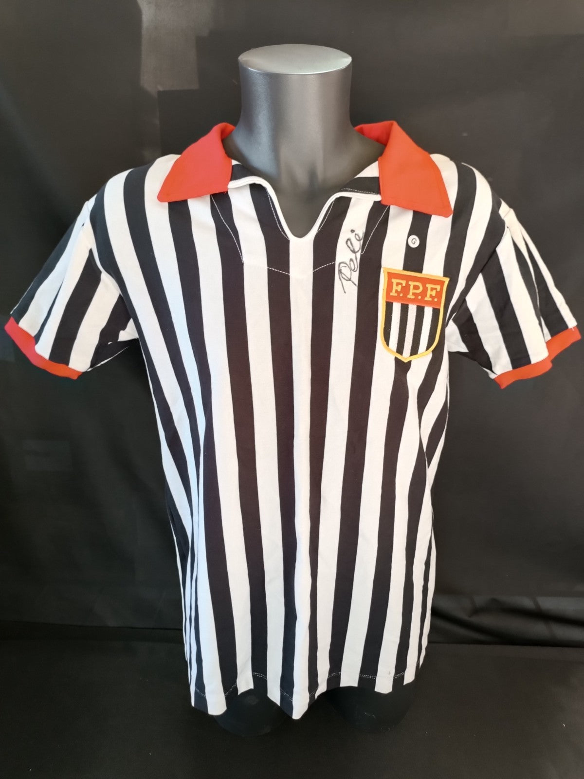 Maglietta Pele Santos Autografata Pelegacy