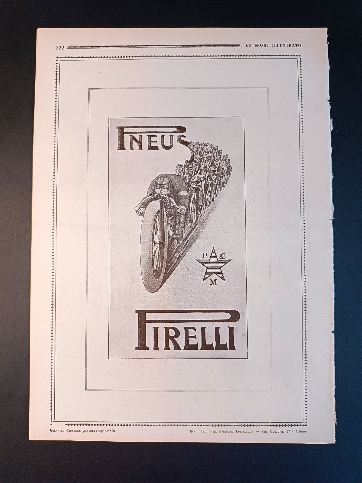 rivista LO SPORT ILLUSTRATO 1923 n 14