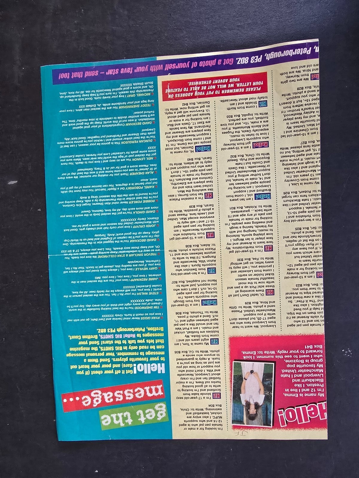 Autografo autograph originale su poster doppia pagina Gary McAllister Coventry