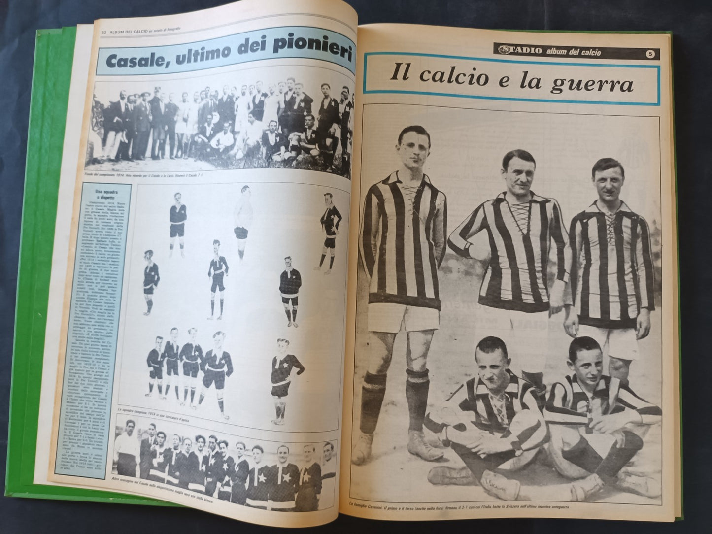 Album del calcio Un secolo di fotografie