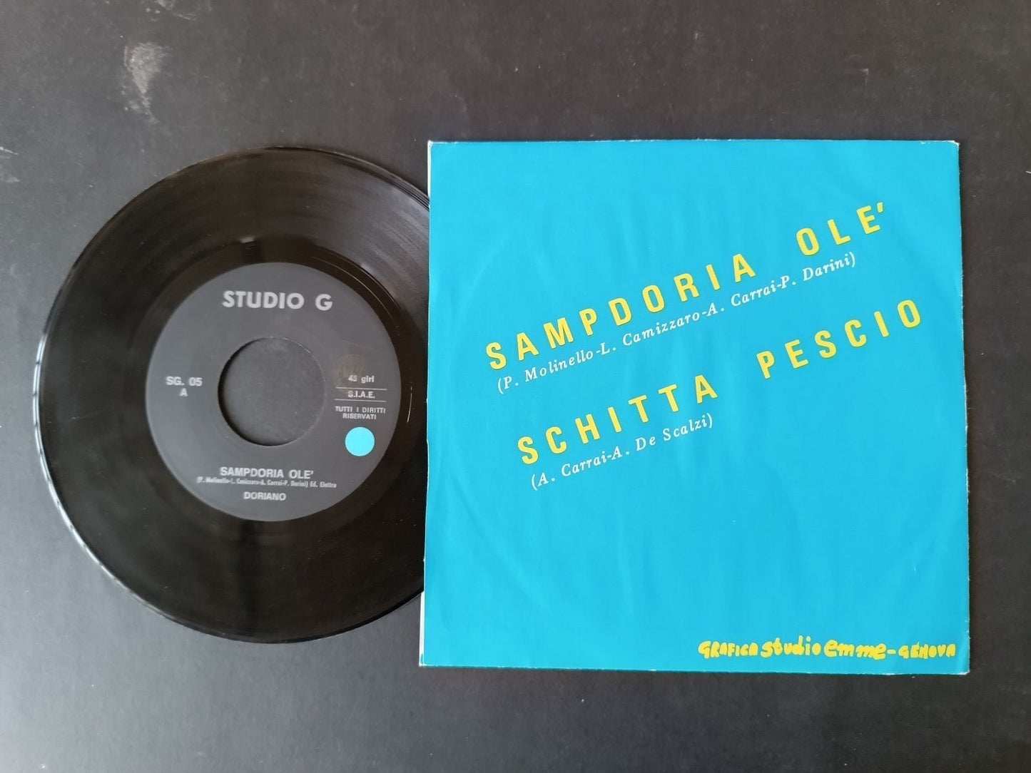 Vinile 45 giri SAMPDORIA OLE'