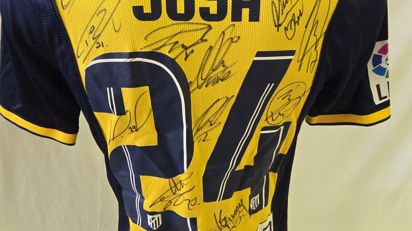 Maglia calcio Nike Atletico Madrid 2013/14 Autografata Team Signed (10)