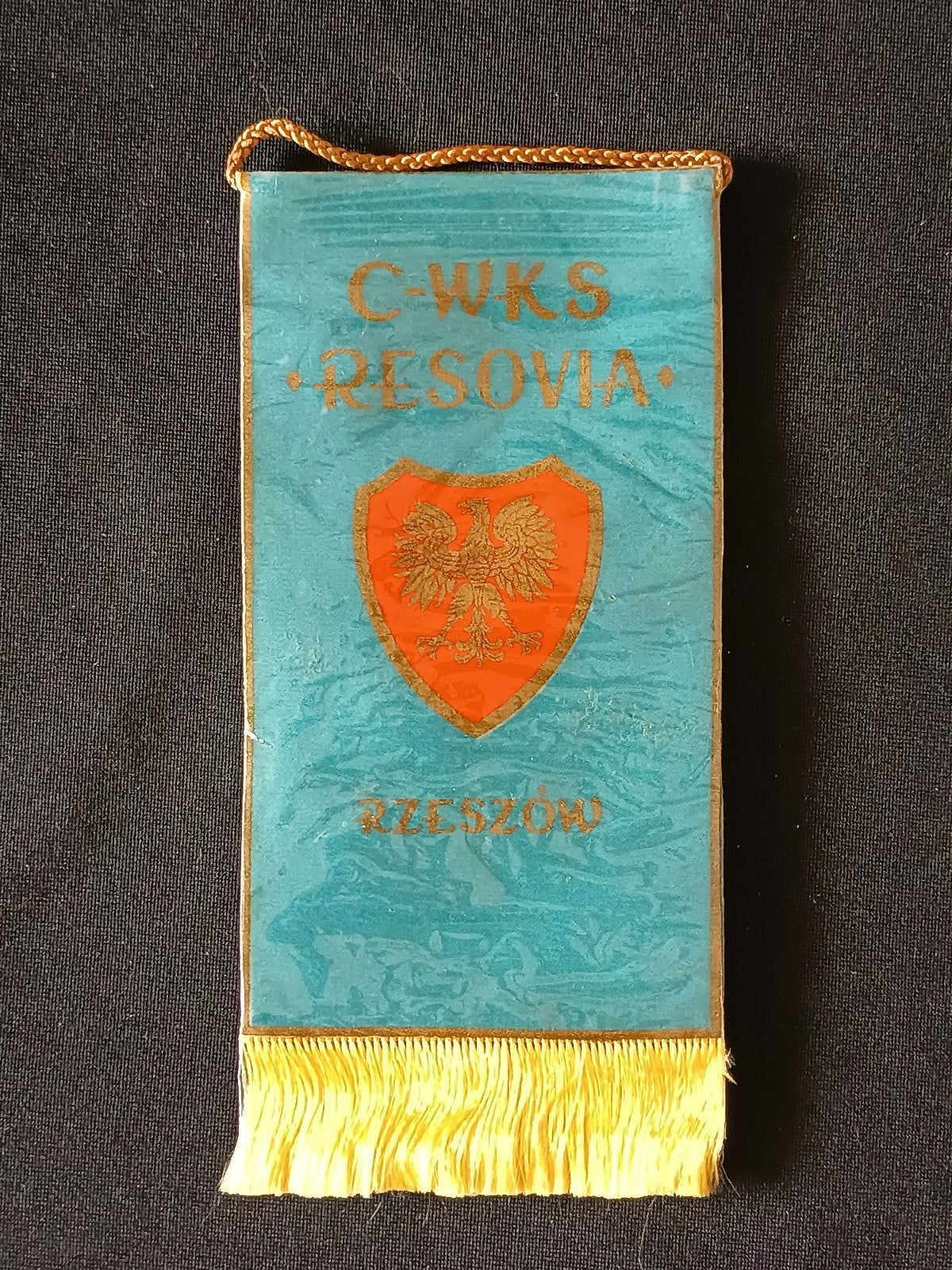 Gagliardetto Pennant CWKS Resovia Rzesz�w Polonia Vintage