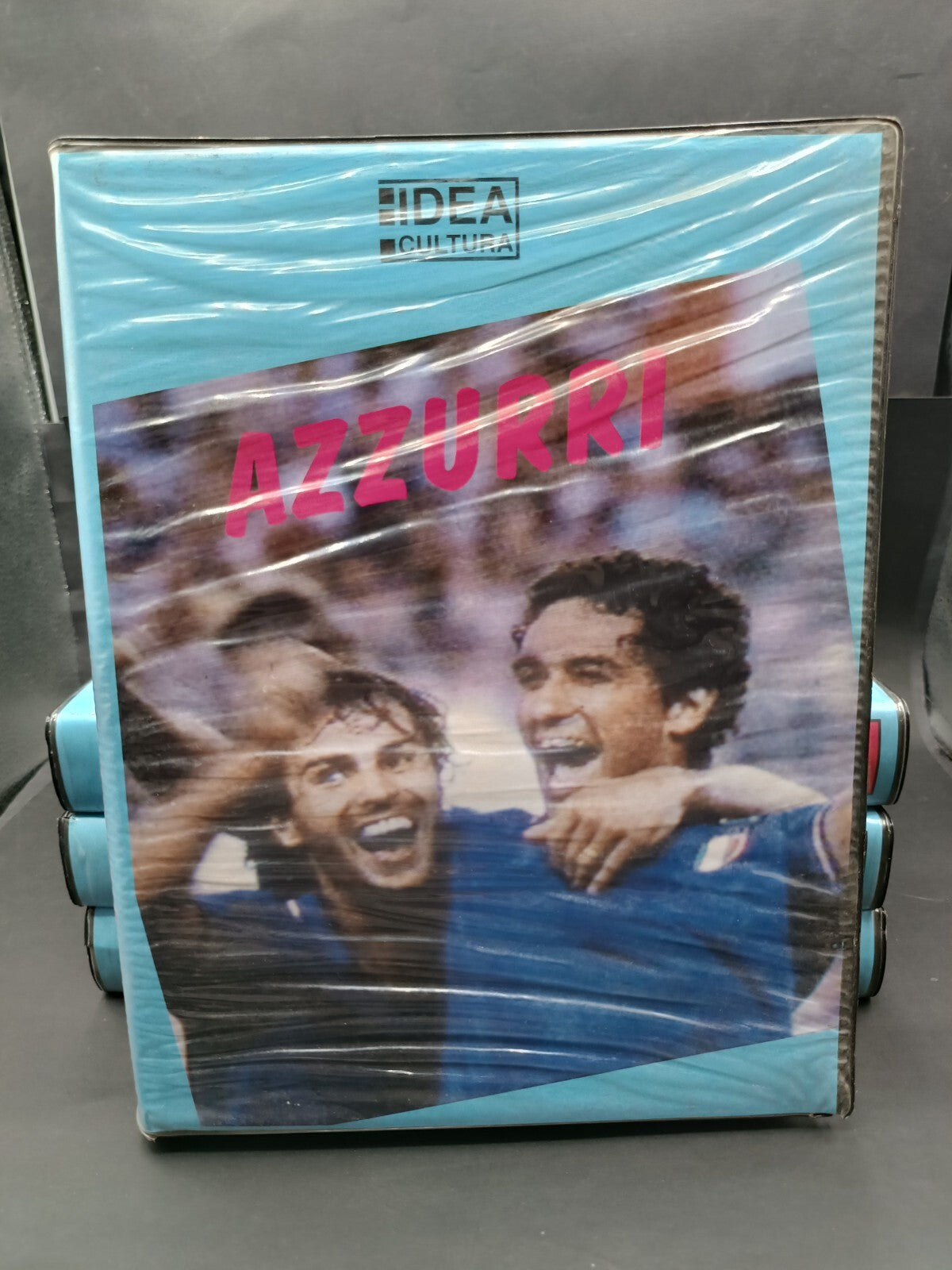 Serie completa videolibri VHS + fascicoli Azzurri Mondiali di calcio