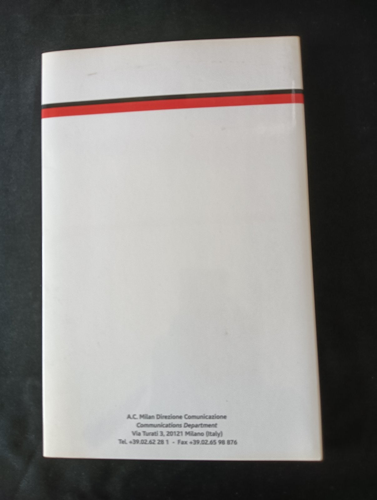 Rivista A.C MILAN Il club pi� titolato al mondo Stagione 2009/2010