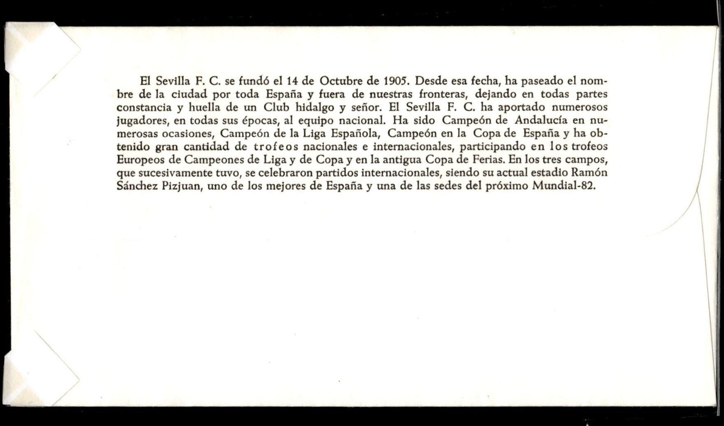 busta primo giorno 75 Ann Sevilla 1980