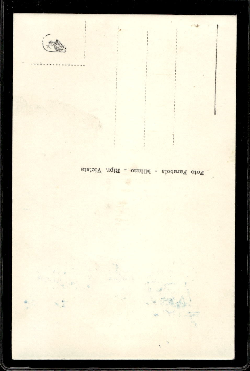 cartolina postcard ciclismo Bianchi 1953 Ettore Milano Con Autografo