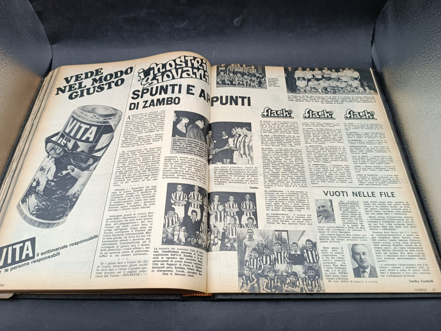 Annata rilegata rivista Hurra Juventus anno 1967