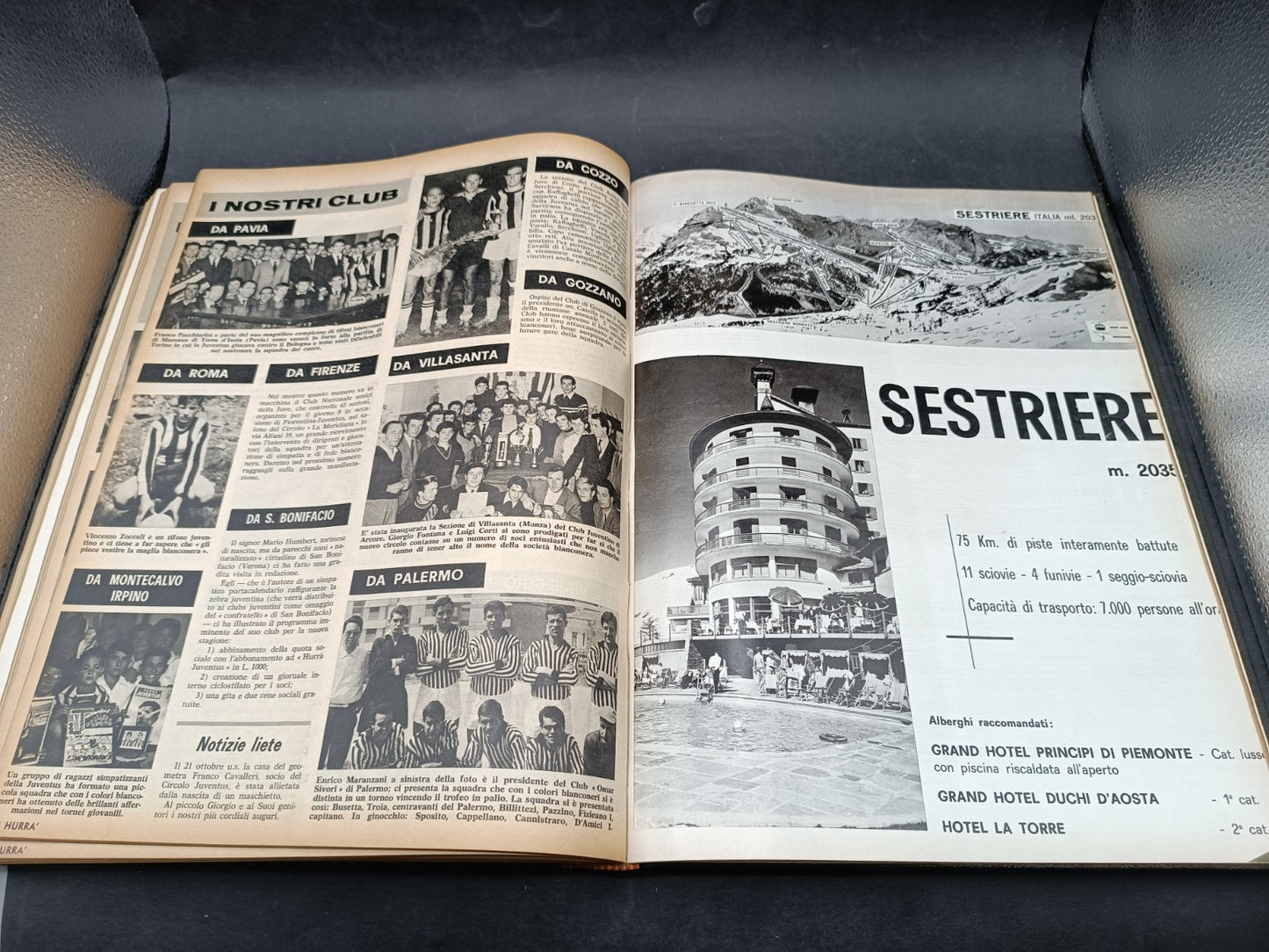 Annata rilegata rivista Hurra Juventus anno 1964