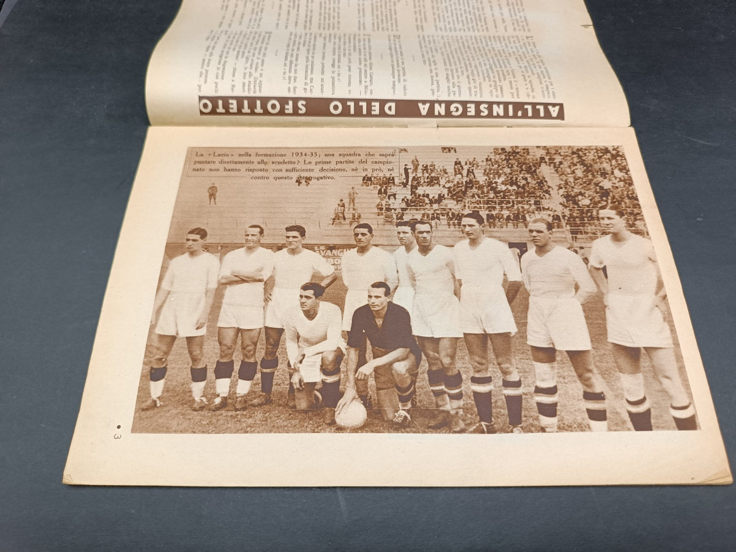 Rivista sportiva Cosmo anno 1934 numero 64 Silvio Piola