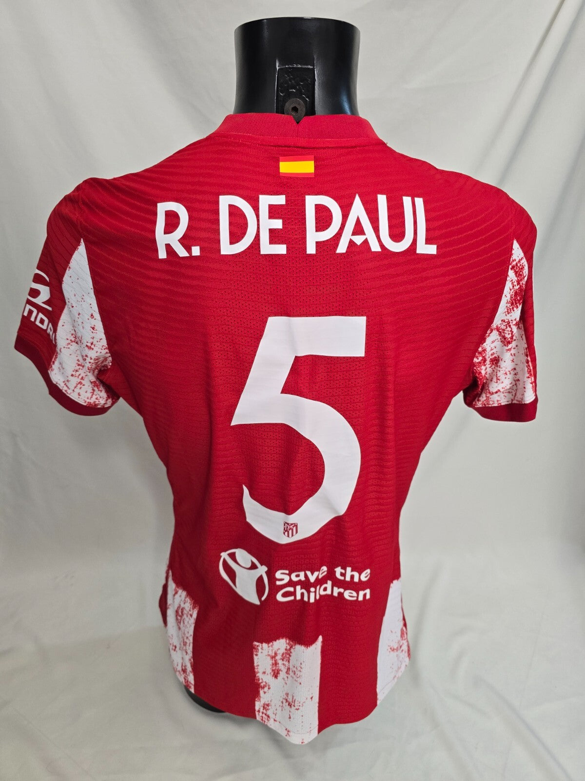 maglia Nike ATLETICO MADRID nr 5 R. De Paul tg L Match Worn