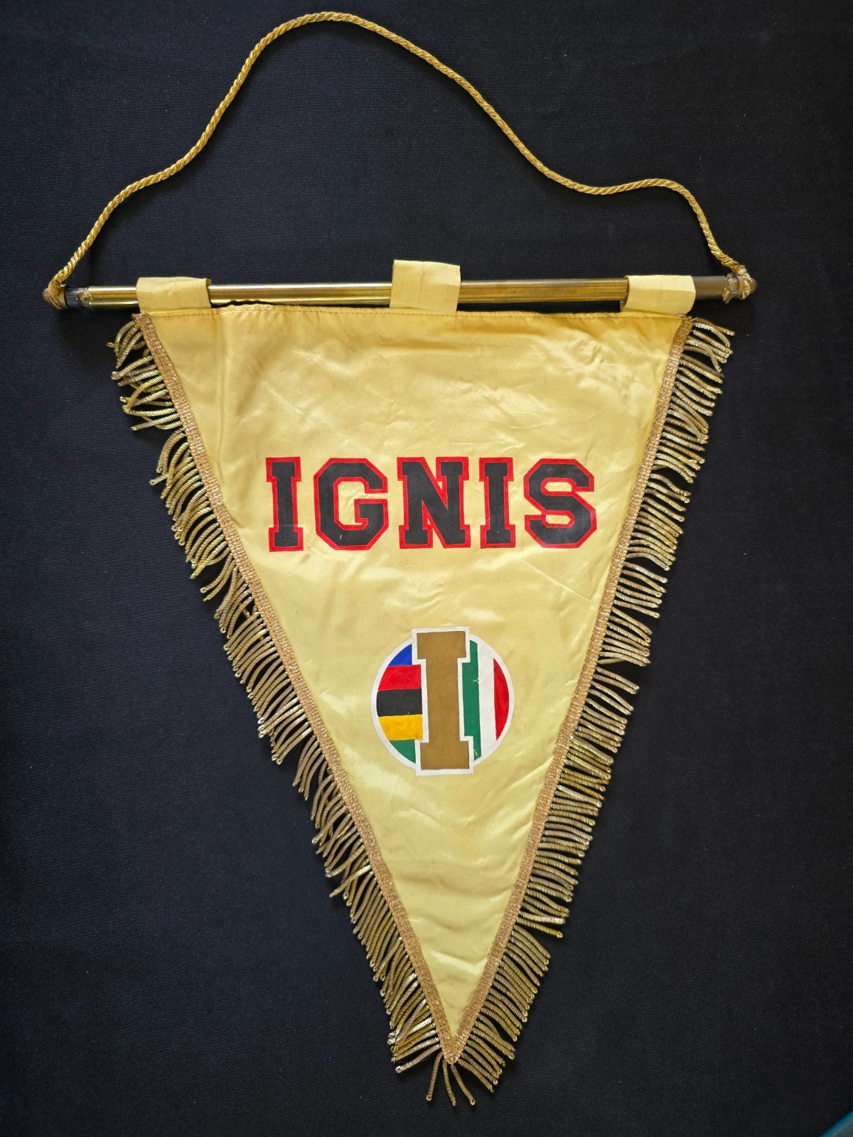 Gagliardetto Pallacanestro IGNIS VARESE Basket originale anni 60/70