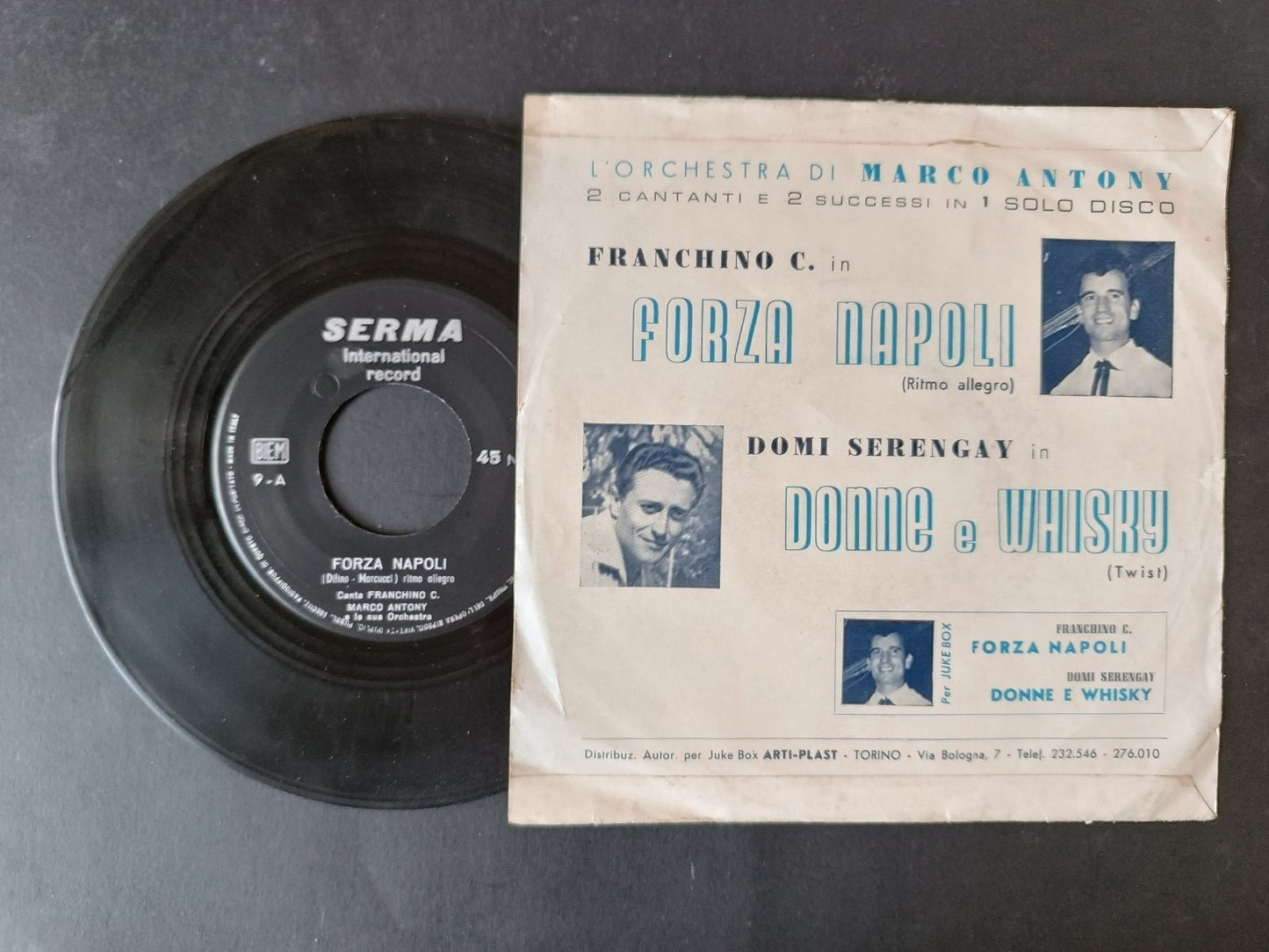 Vinile 45 giri FORZA NAPOLI