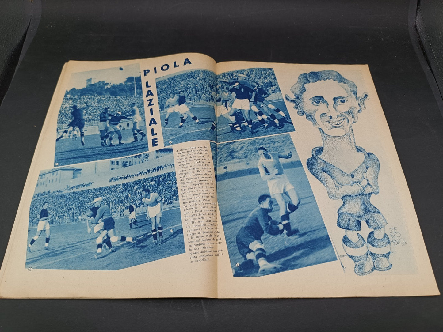 Rivista sportiva Cosmo anno 1934 numero 64 Silvio Piola