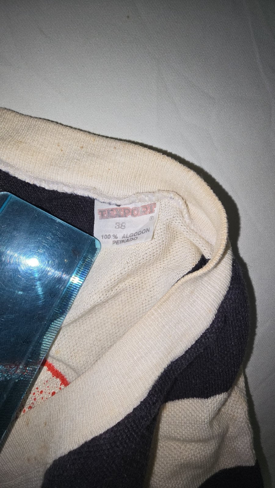 Maglia Camiseta Calcio TEXPORT anni 70/80 sudamericana da indentificare tg 38(H)