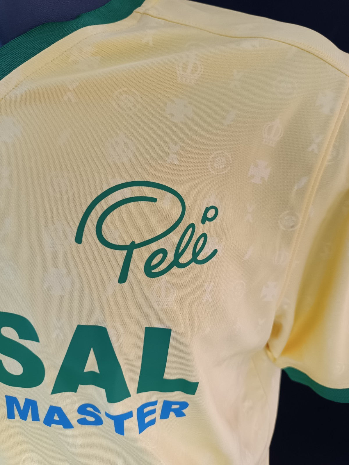 Maglietta Brasile Futsal autografo stampato Pele Pelegacy