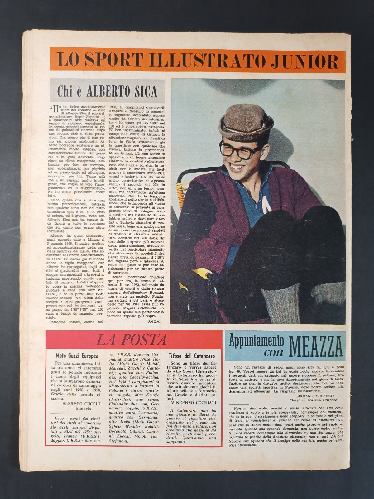 Rivista LO SPORT ILLUSTRATO numero 6 anno 1963 Jair/Sivori