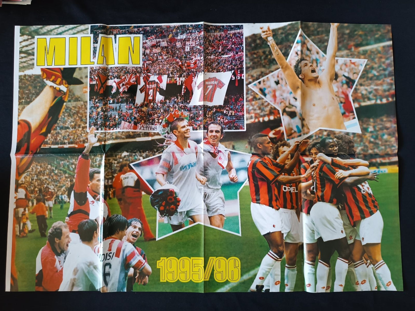 poster Milan Campione d'Italia 1995-96 - Coppa Italia Fiorentina