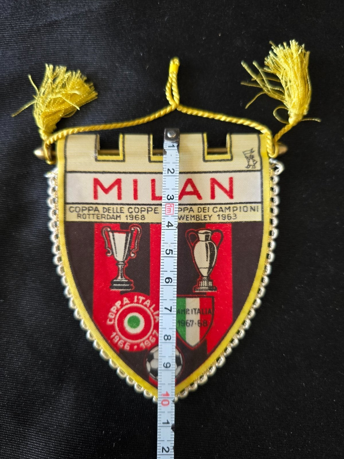A.C. Milan 1899 mini gagliardetto anni 60/70 8
