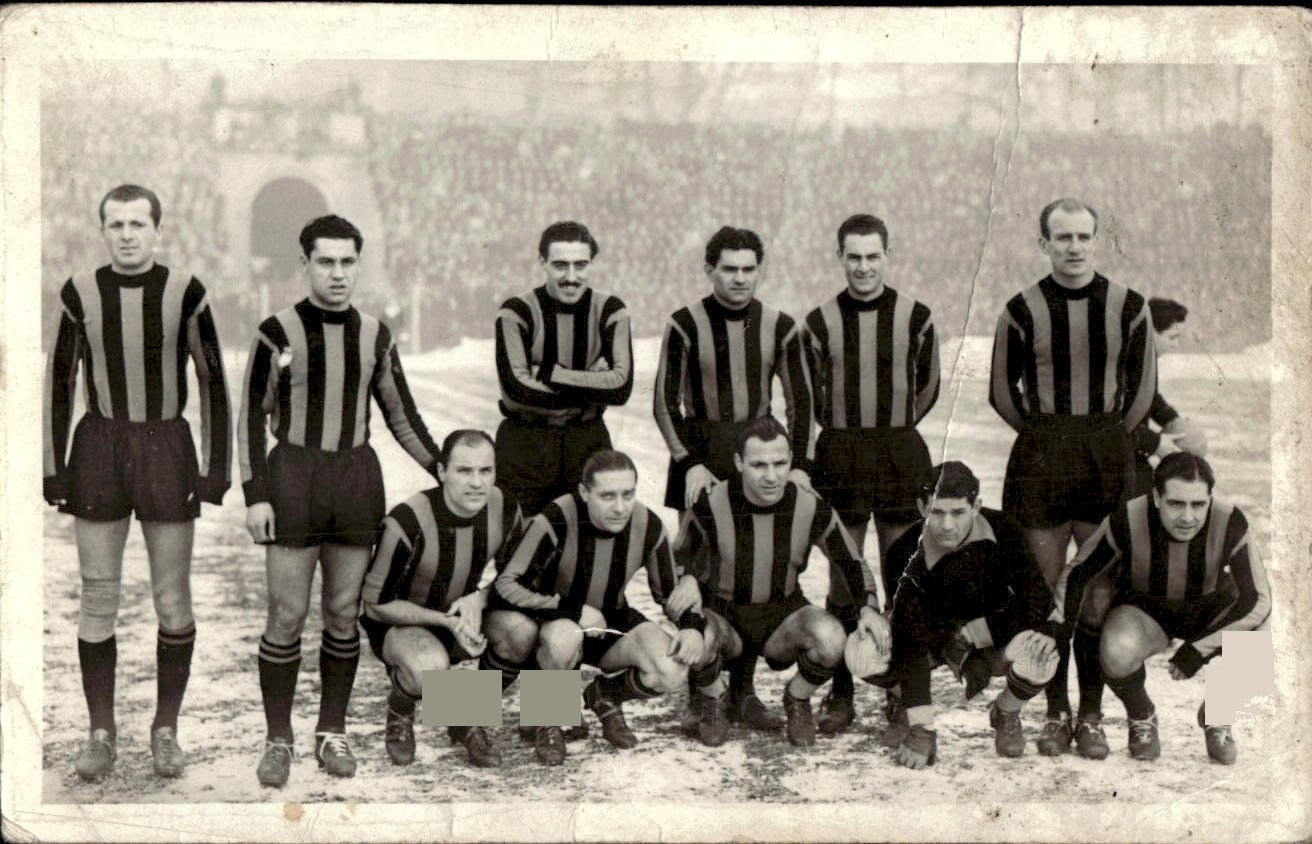 foto formazione Inter publifoto anni 30 Meazza