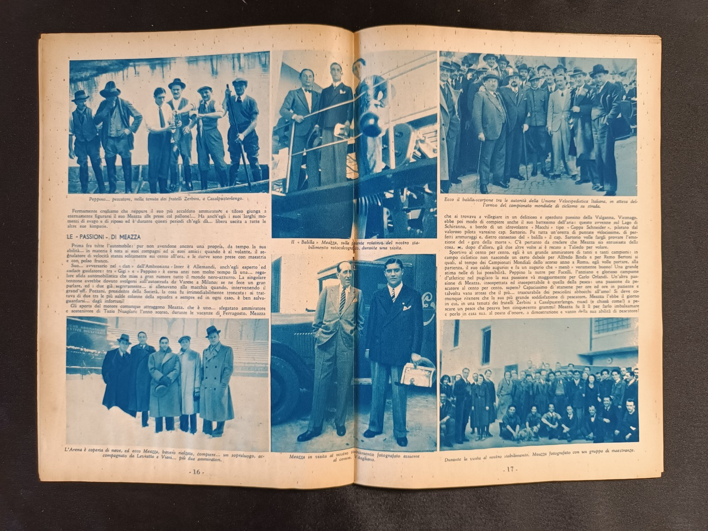 rivista COSMOS suppl Excelsior MEAZZA - n 7 anno 1933 - ed Vitagliano