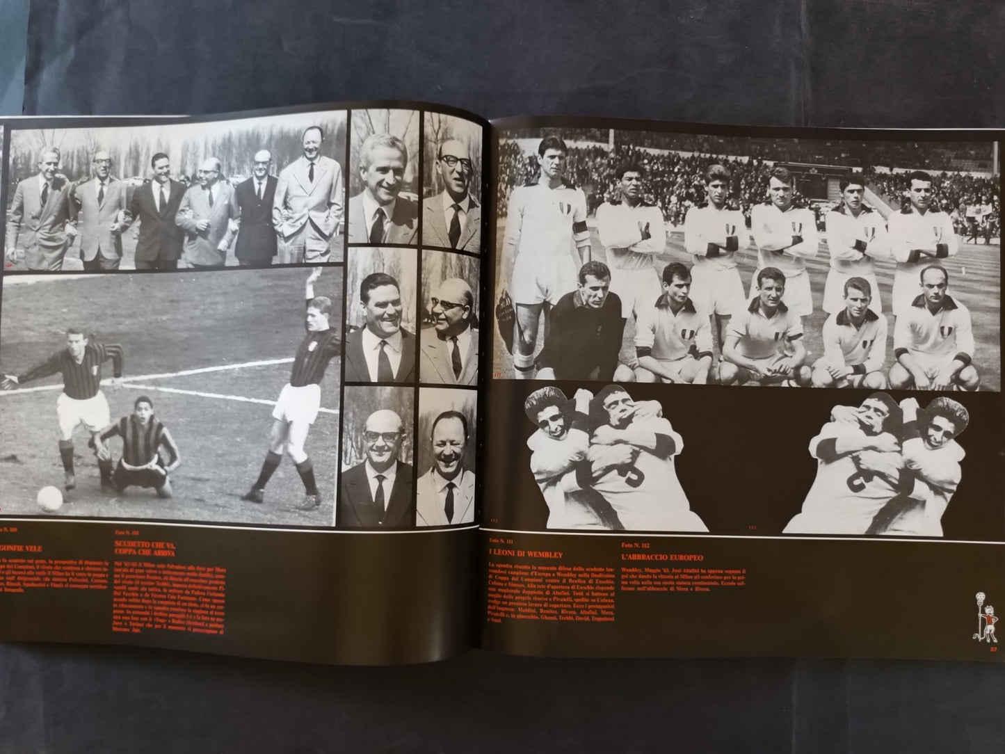 Sandro Ciotti MILAN RACCONTA GLI 80 ANNI DEL DIAVOLO con 45 giri e box originale