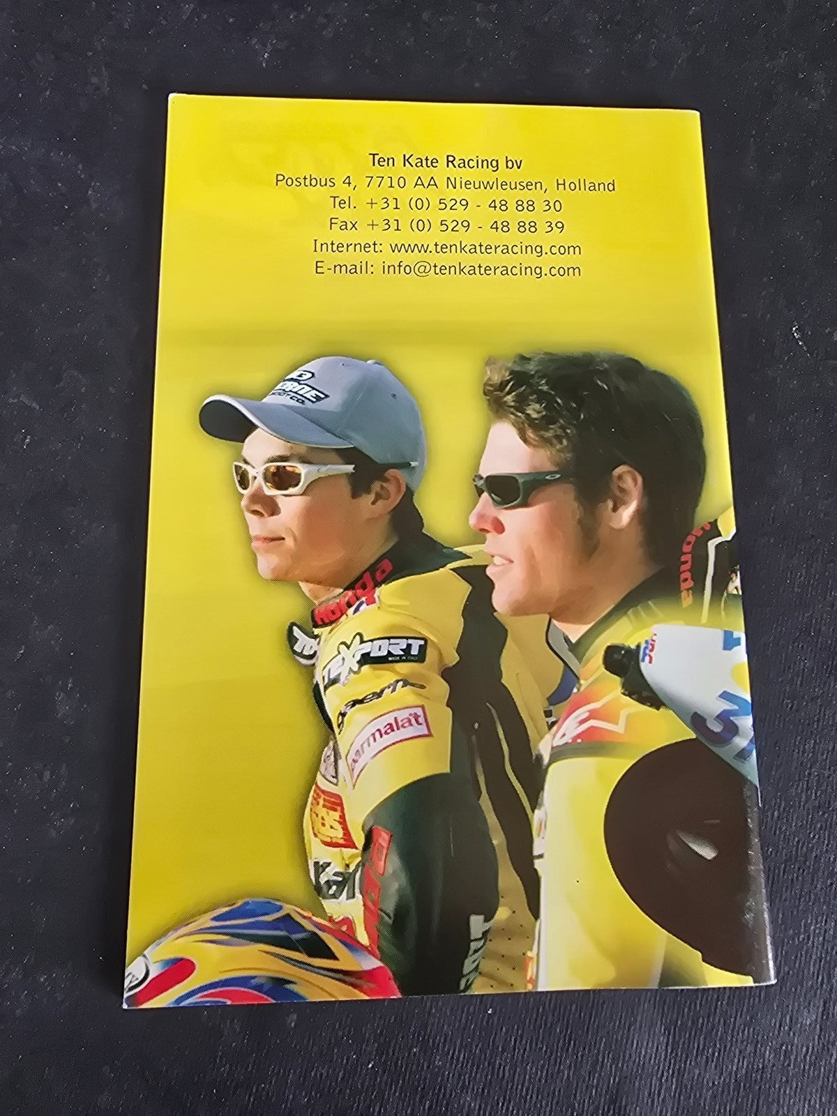 Autografo autograph originale su cartolina motogp Karl Muggeridge honda