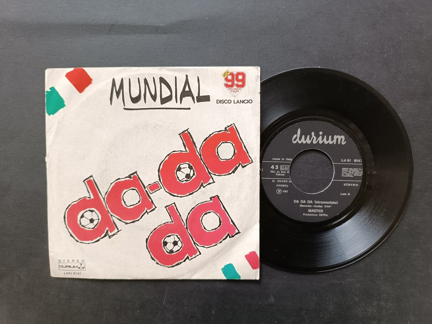 Vinile 45 giri MUNDIAL 99 DA DA DA