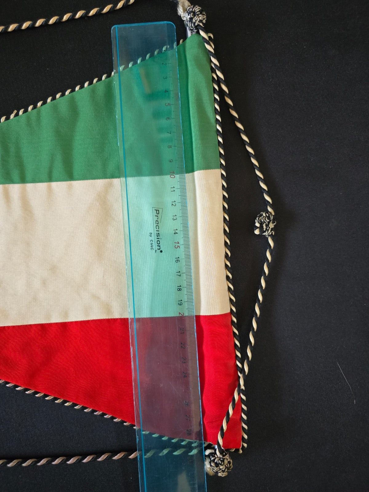 Gagliardetto ricamato Pennant VIRTUS PALLACANESTRO BOLOGNA basket 1952 originale