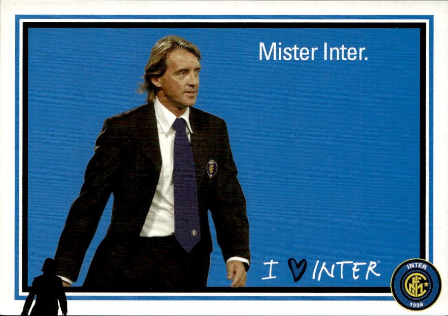 Cartolina calcio calciatore Inter Andy van der Meyde con autografo stampato