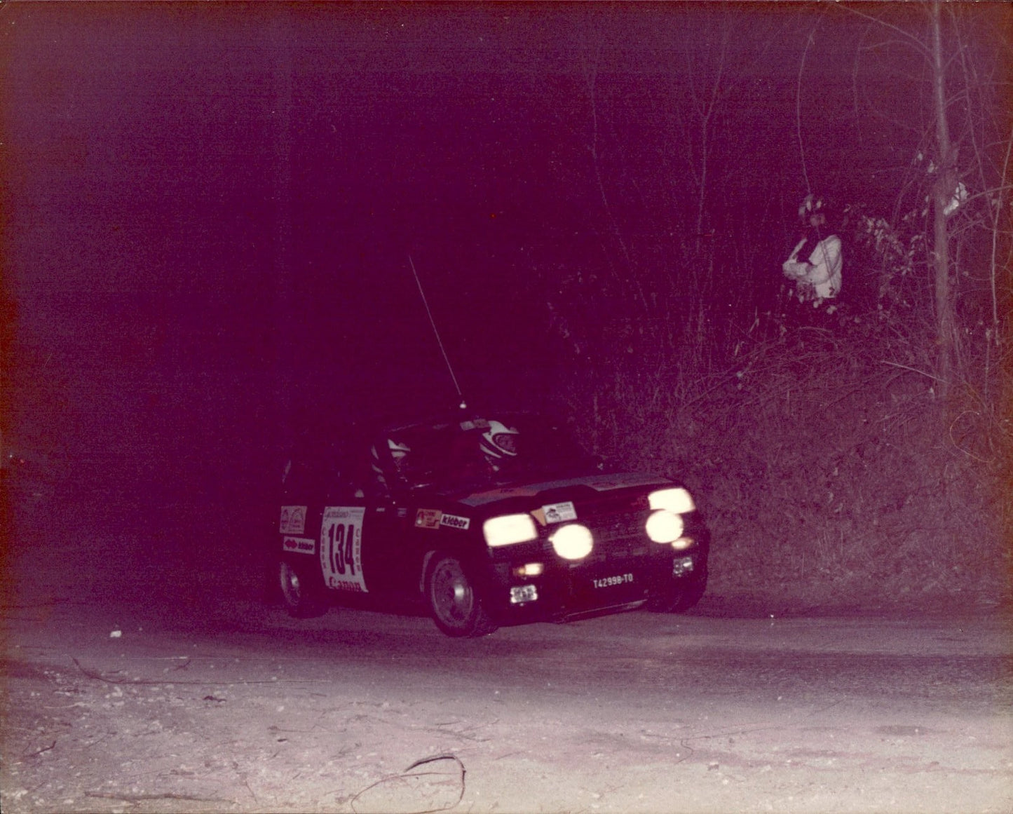 fotografia originale Rally d'epoca Renault 5 Alpine #18