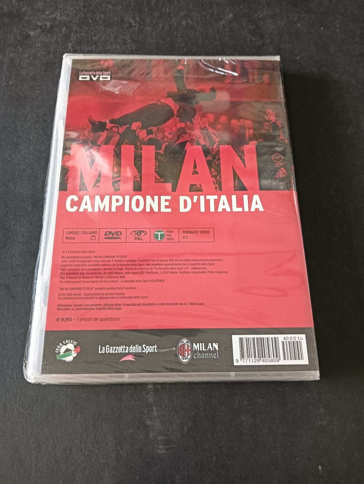 DVD MILAN CAMPIONE D'ITALIA Gazzetta dello Sport
