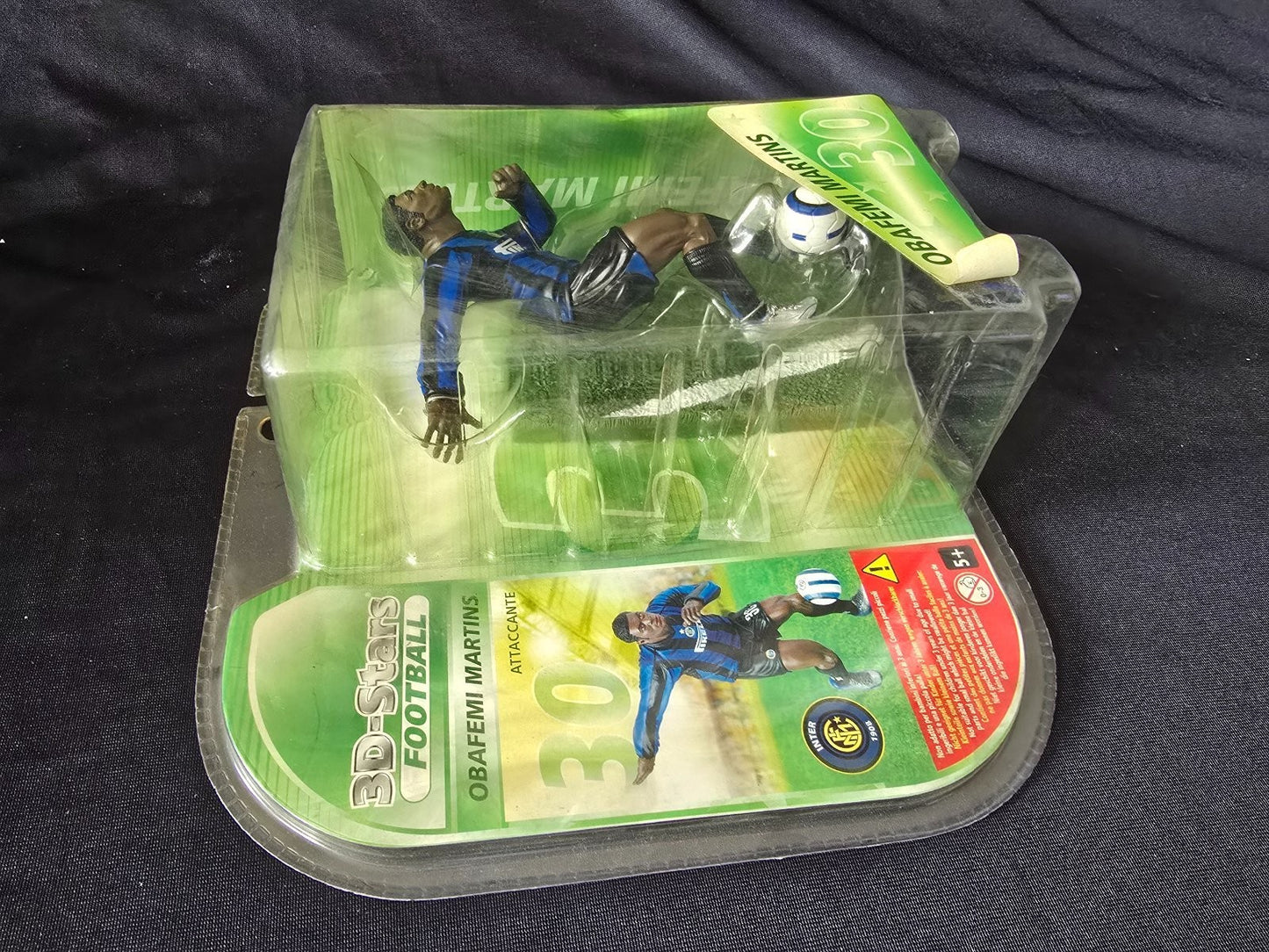 3D Stars Footbaal Obafemi Martins Fc INTER Action Figure sigillata