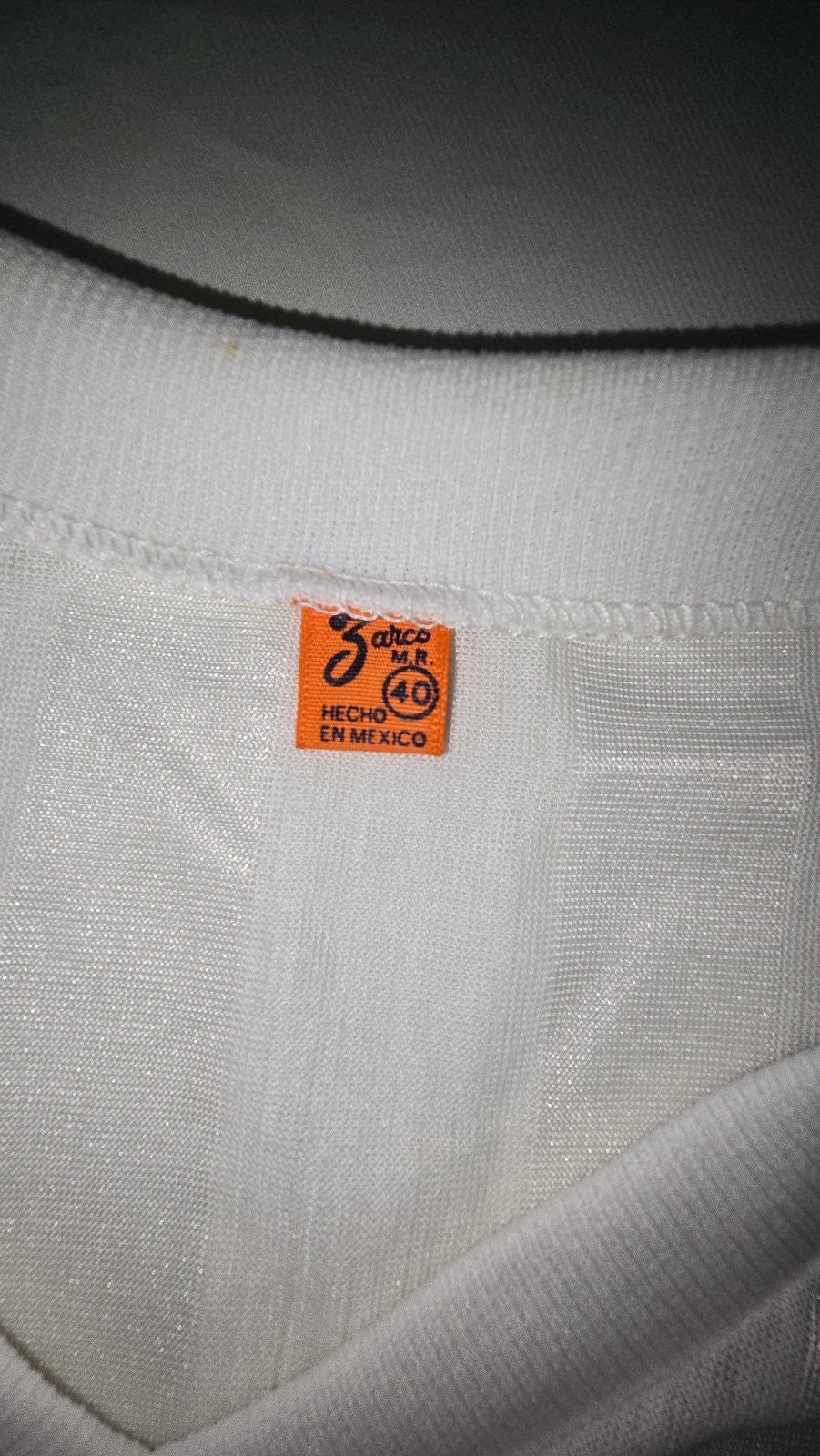 Maglia Camiseta Calcio ZARCO Mexico 9 Gustavo Echaniz TG 40 (O) Match Worn