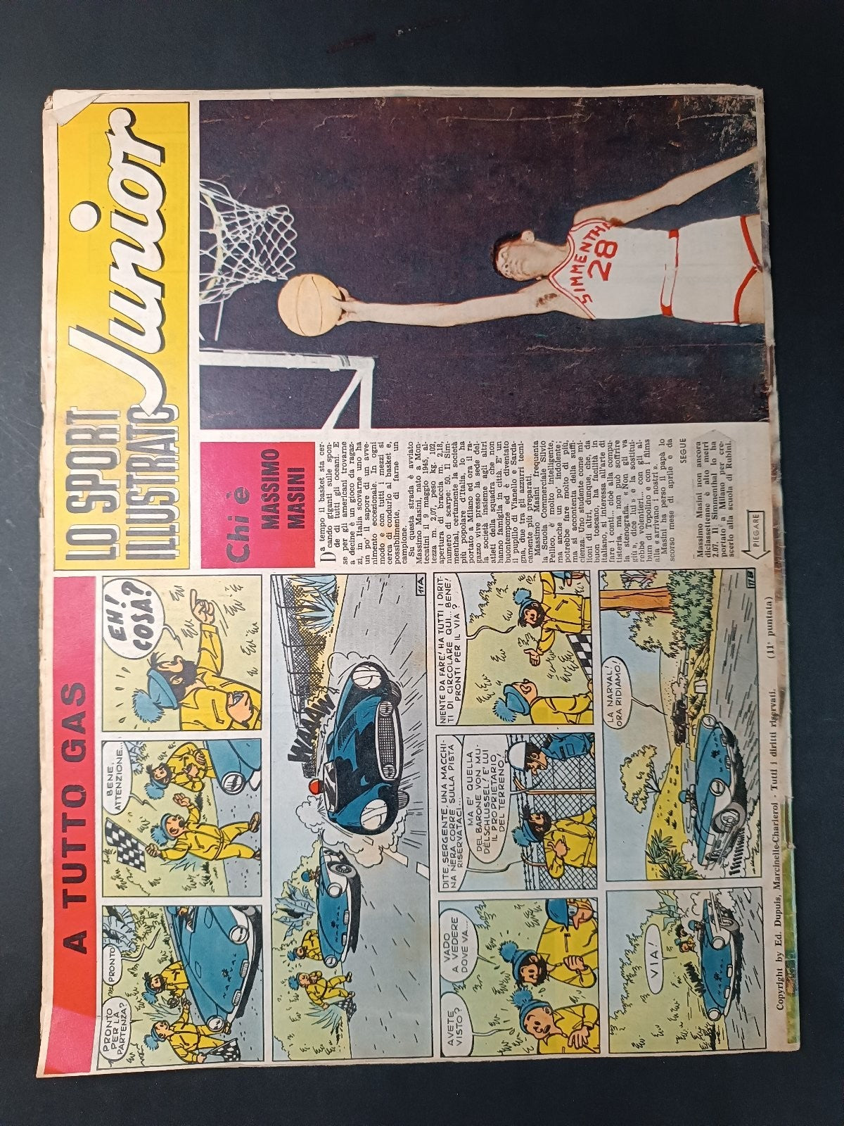 Rivista LO SPORT ILLUSTRATO numero 11 anno 1962 Roma/Fiorentina/Juve