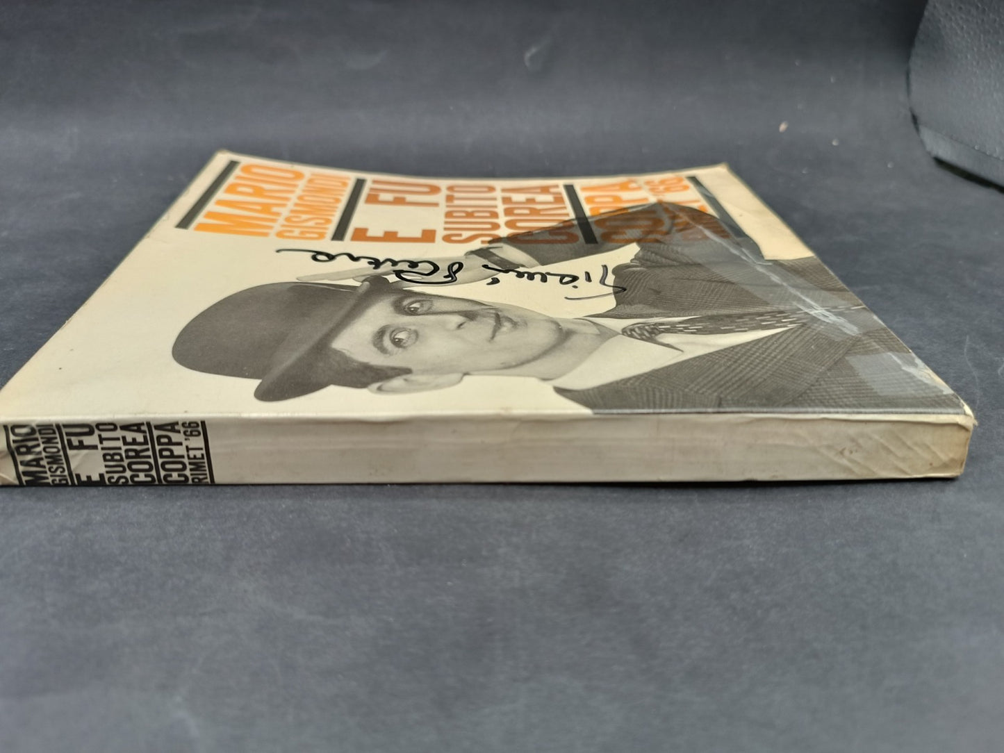 Libro E fu subito Corea Coppa Rimet 1966 autografo Gianni Rivera