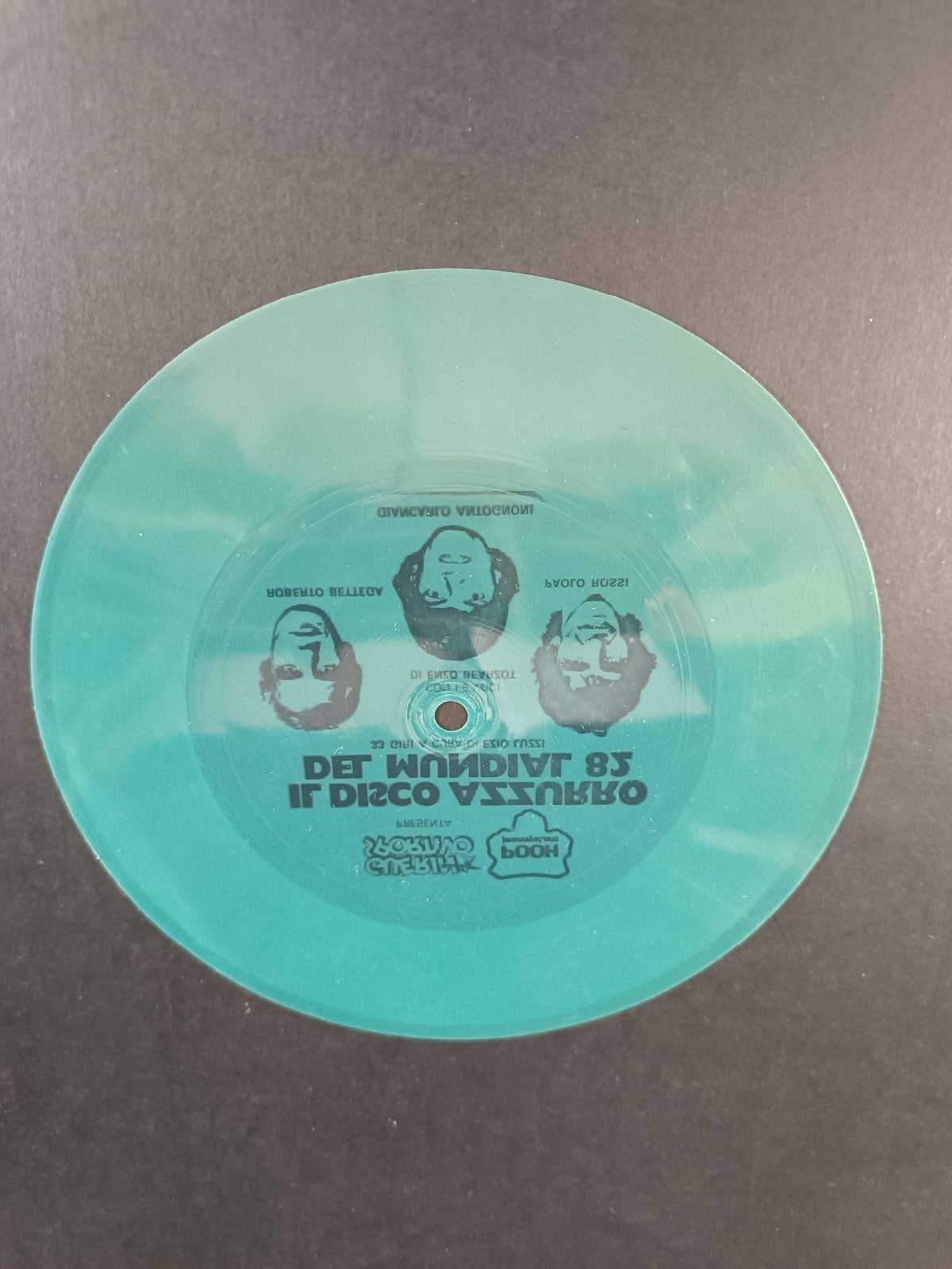 45 giri Guerin Sportivo Pooh disco azzurro del Mundial