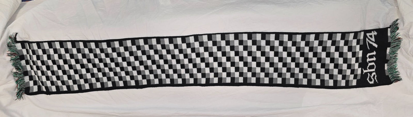 Sciarpa ASCOLI scarf Calcio bufanda Schal écharpe Settembre Bianco Nero