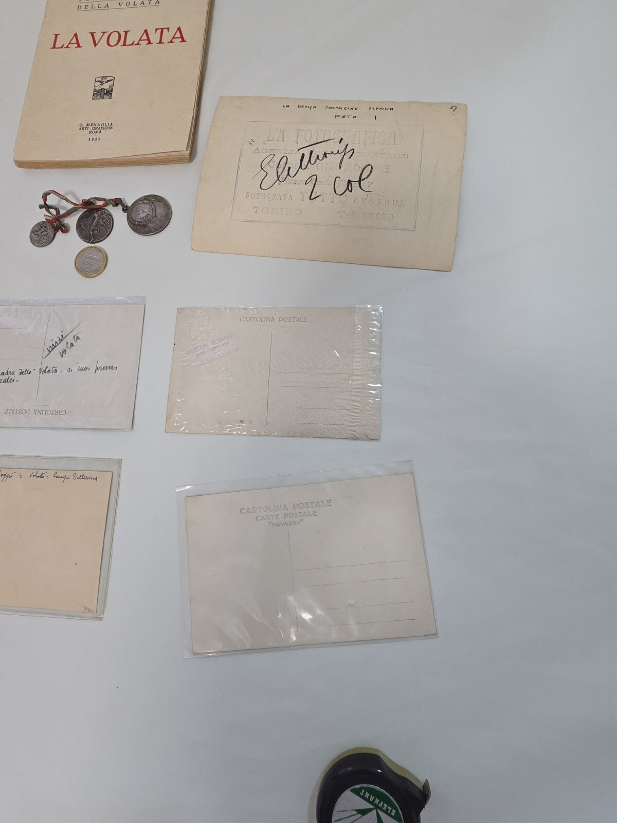 La VOLATA rari cimeli fotografici, medaglie e regolamento 1929 epoca ventennio