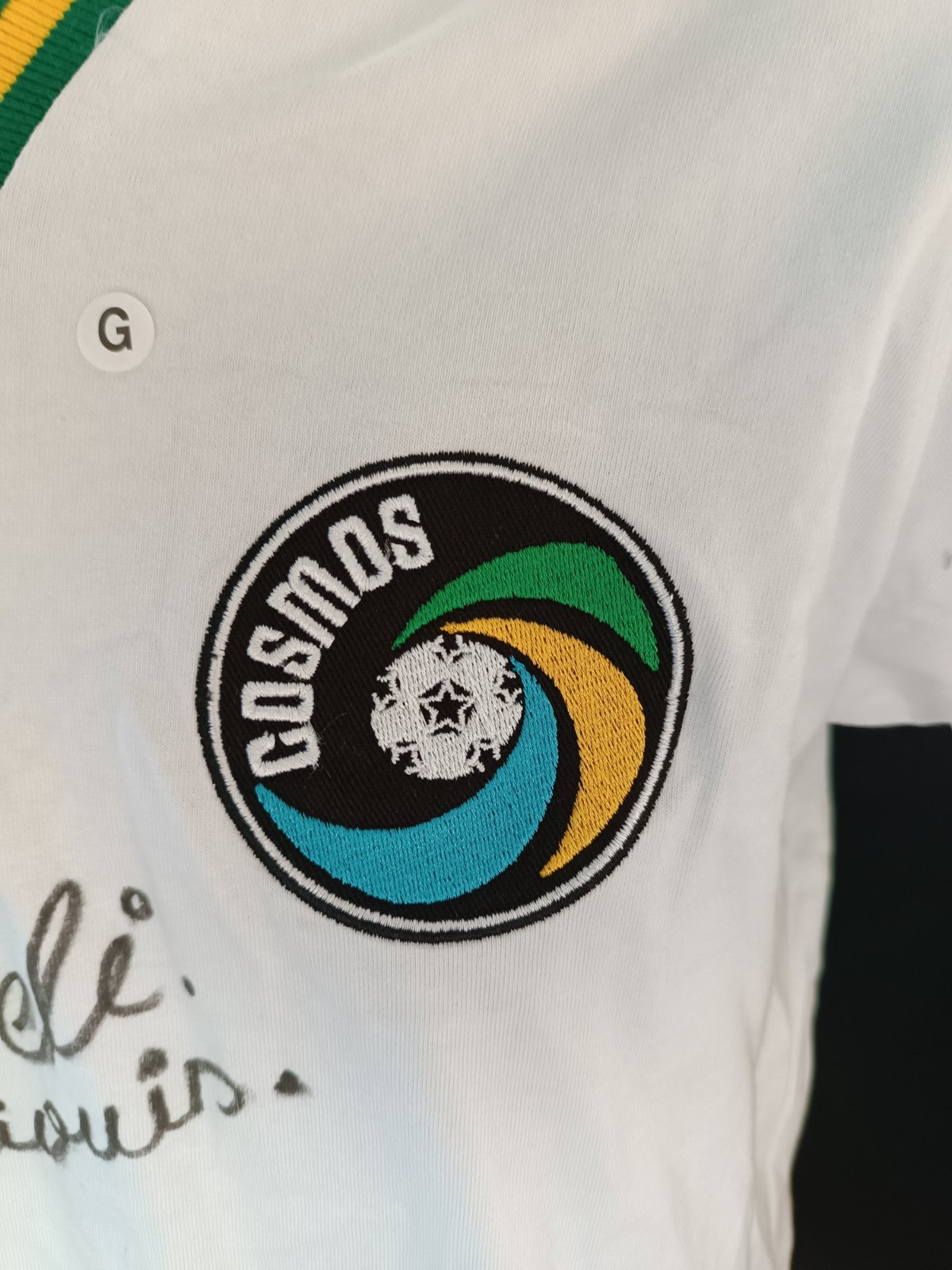 Maglietta Pele Cosmos autografata Pelegacy