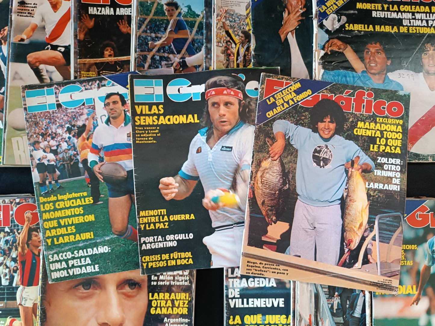 52 riviste annata 1982 El Grafico Maradona