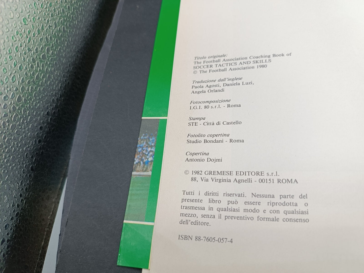 Libro Tattiche e tecniche del calcio Gremese Editore Charles Hughes