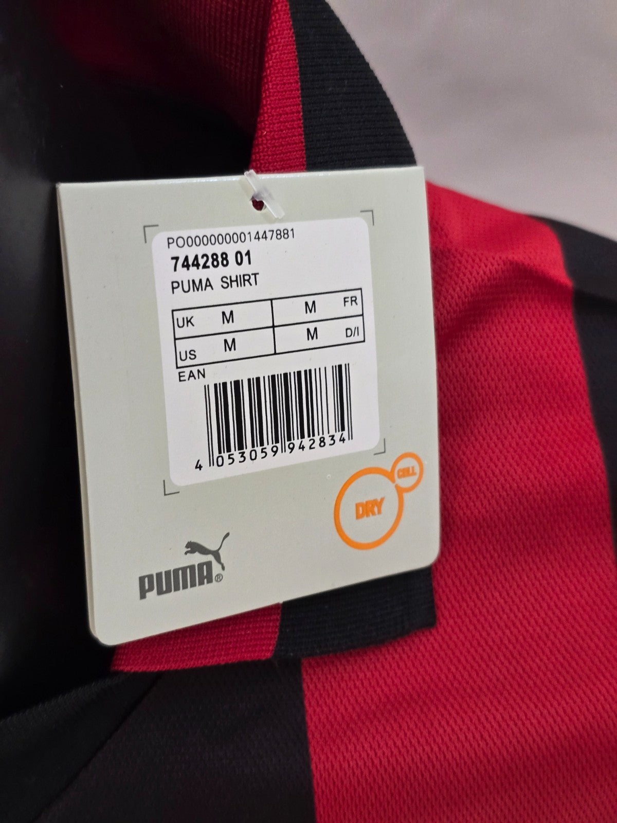 PUMA Maglia tshirt AC Milan 125 Anni Ufficiale Authentic Celebrativa nuova TG M