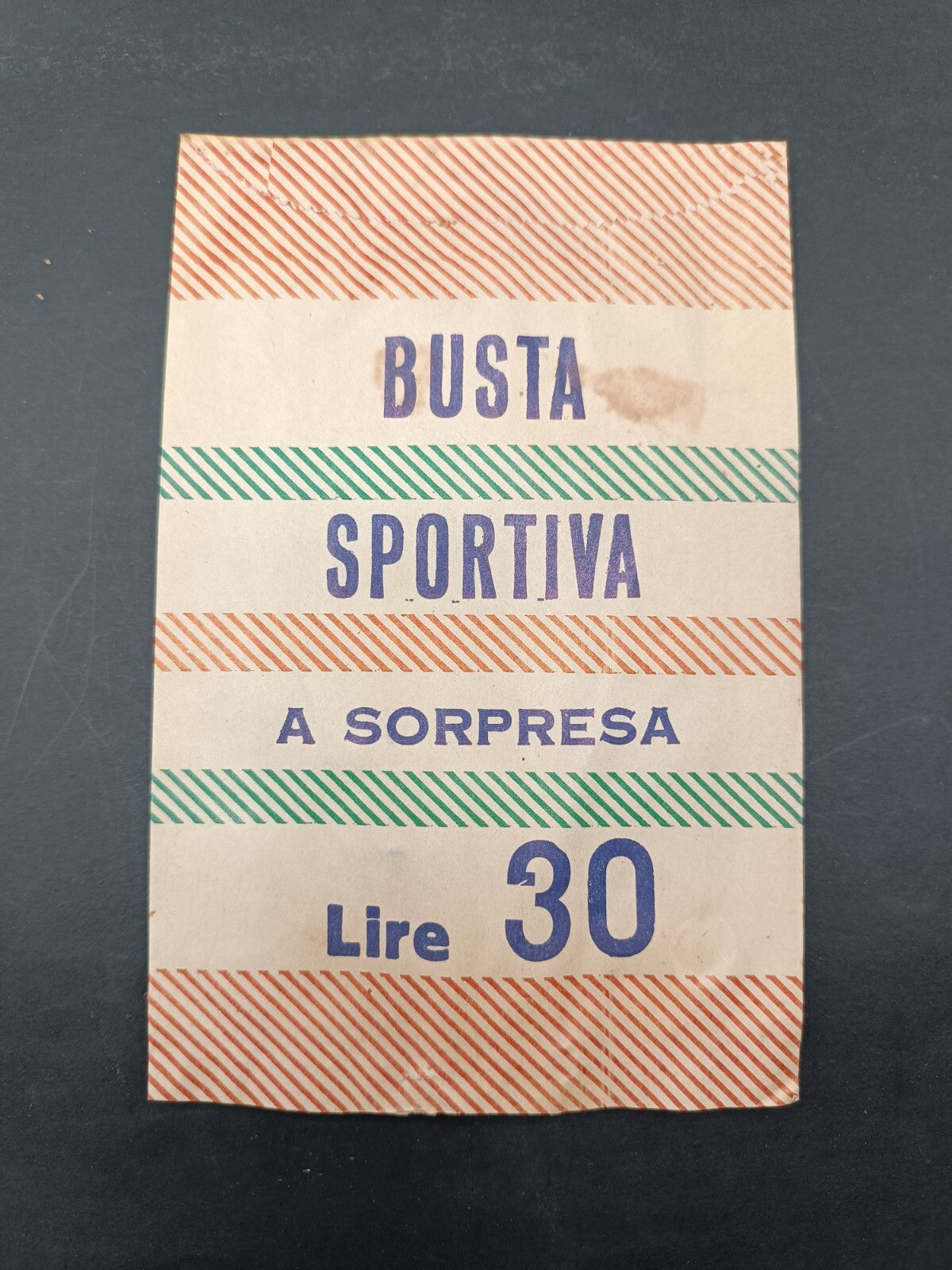 Bustina figurine aperta Busta Sportiva a sorpresa