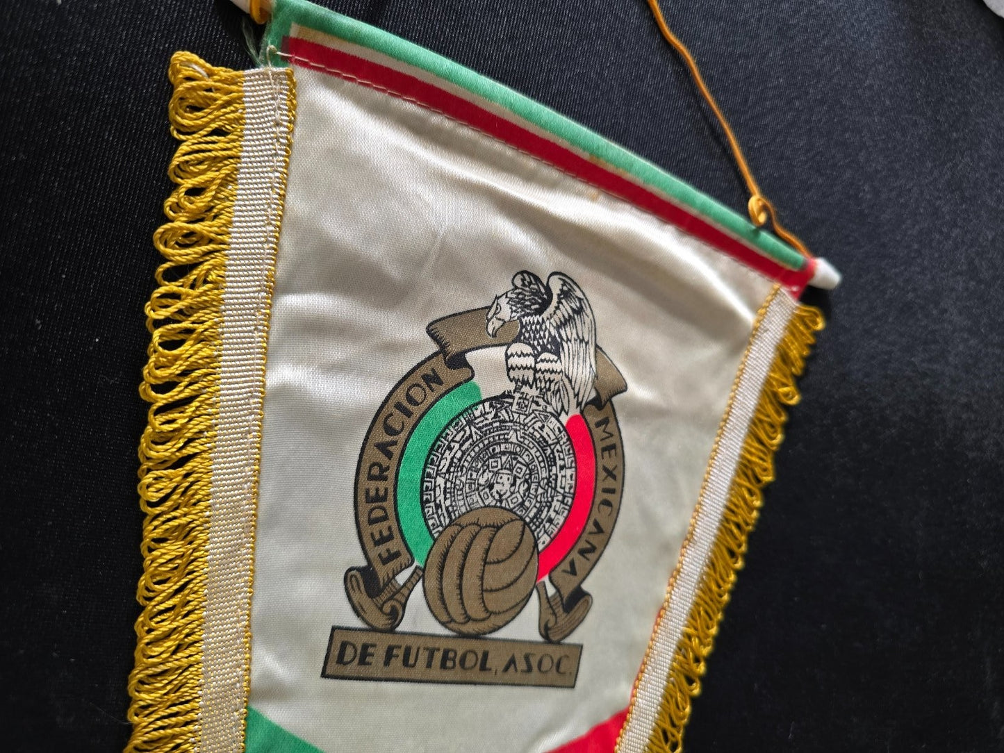 old Gagliardetto pennant banderin Deportivo Paestino Chile
