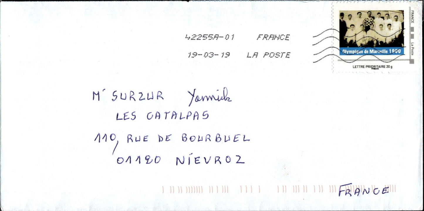 busta primo giorno Francia 2019