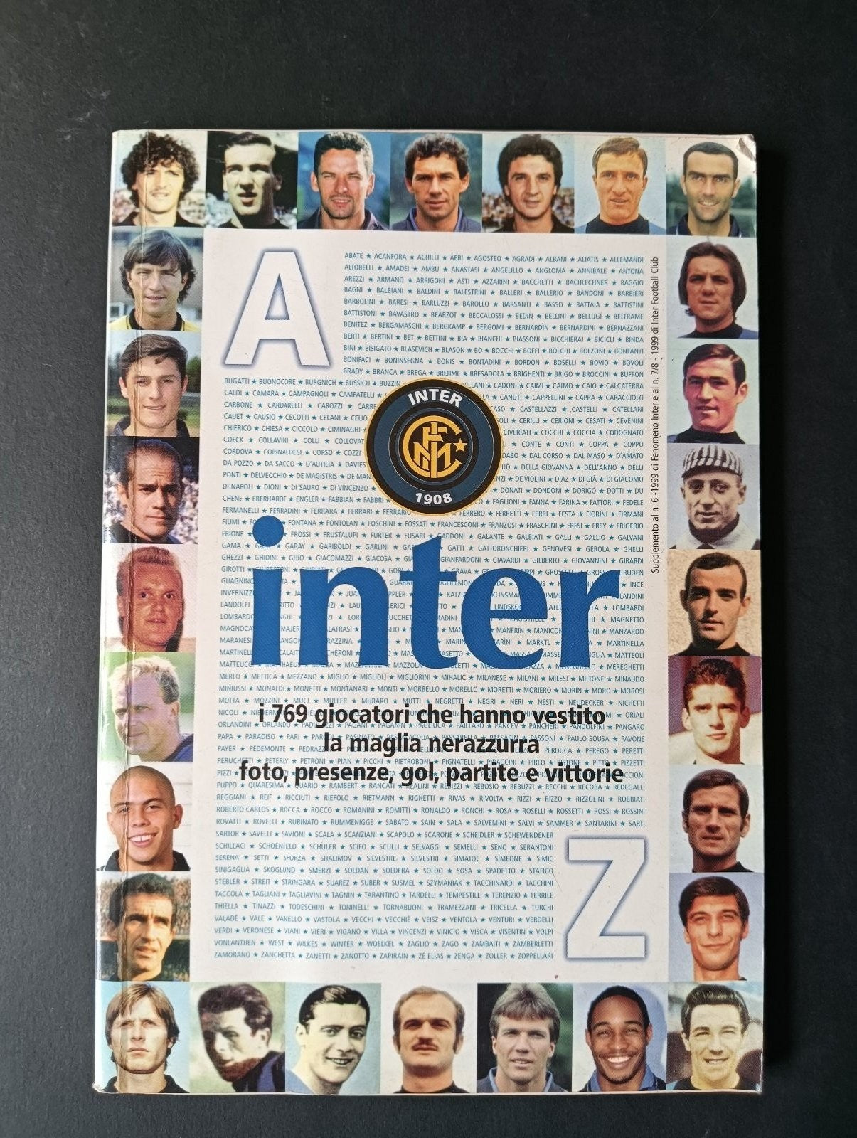 INTER AZ I 769 GIOCATORI CHE HANNO VESTITO LA MAGLIA NERAZZURRA