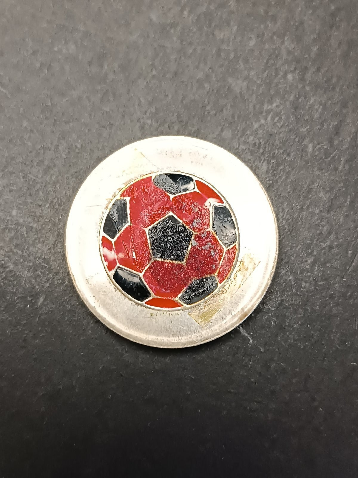 A.C.Milan medaglia Diavolo e pallone rossonero