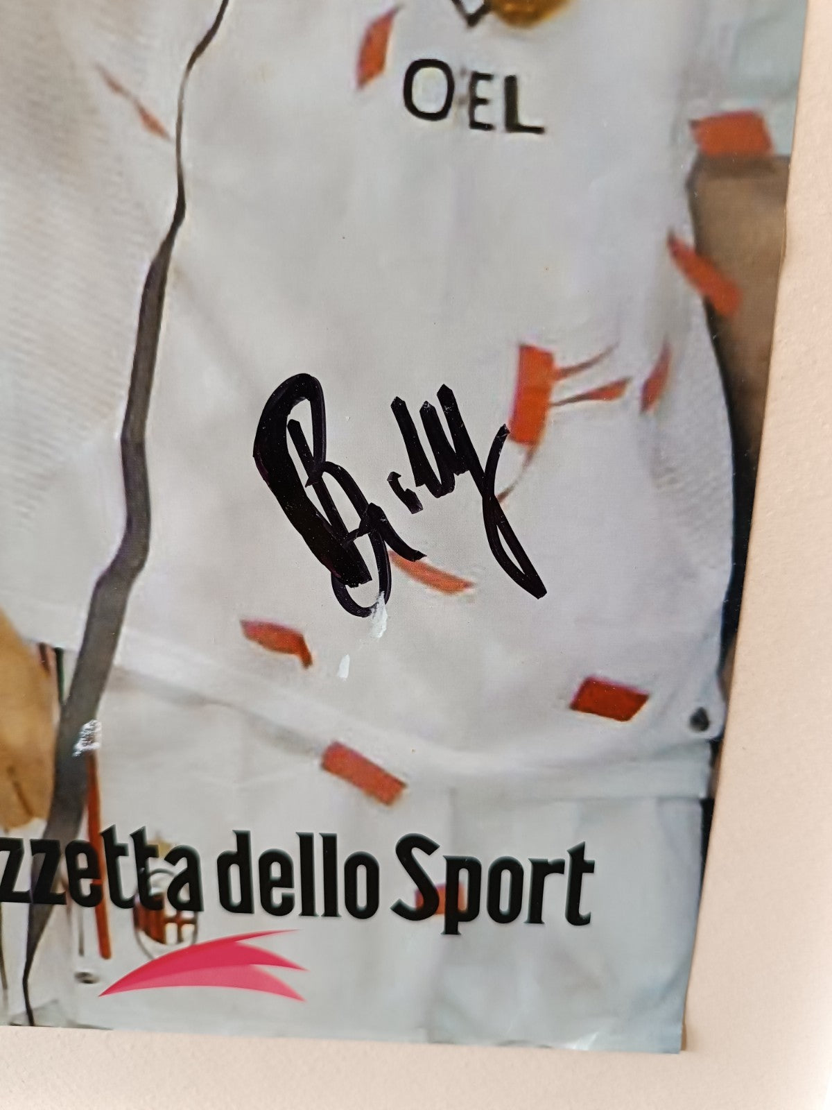 Poster AUTOGRAFATO originale CAMPIONI EUROPA 2002-2003 San Siro museo Arisi